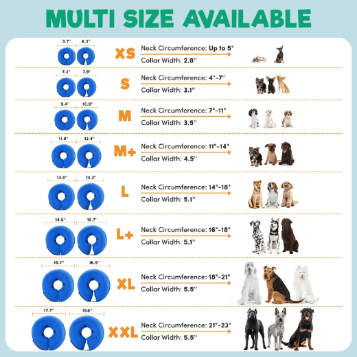 Inflatable Dog Cone Collar Alternative for Dogs & Cats - Constellation