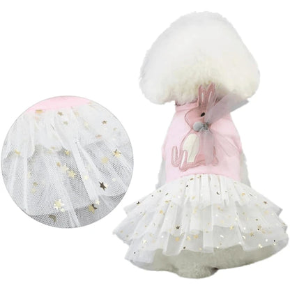 Butterfly Charm Princess Costume Darling Doggies Adorable Attire Spring Pet's Clothing