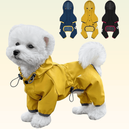 Cute Adorable Safe Reflective Trim Waterproof Raincoat Rainy Season Pet's Clothing