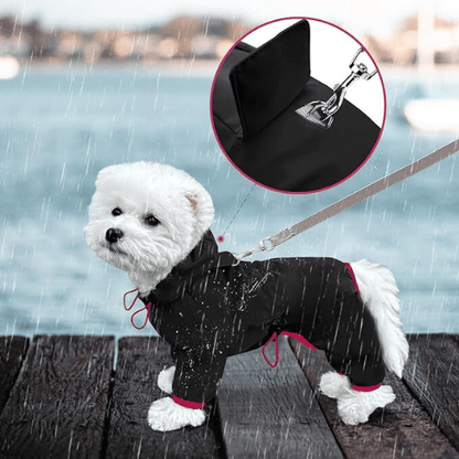 Cute Adorable Safe Reflective Trim Waterproof Raincoat Rainy Season Pet's Clothing