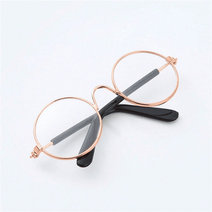 Pet Sunglasses for Small Dogs & Cats – Vintage Round Reflective Eyewear