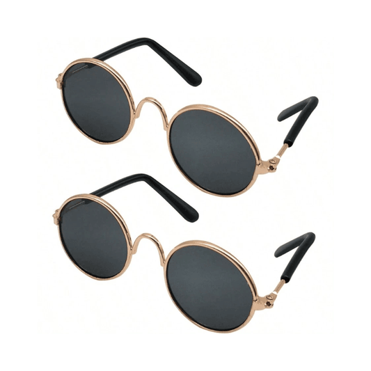 Pet Round Reflective Sunglasses – 8cm Lightweight AC Resin Lens