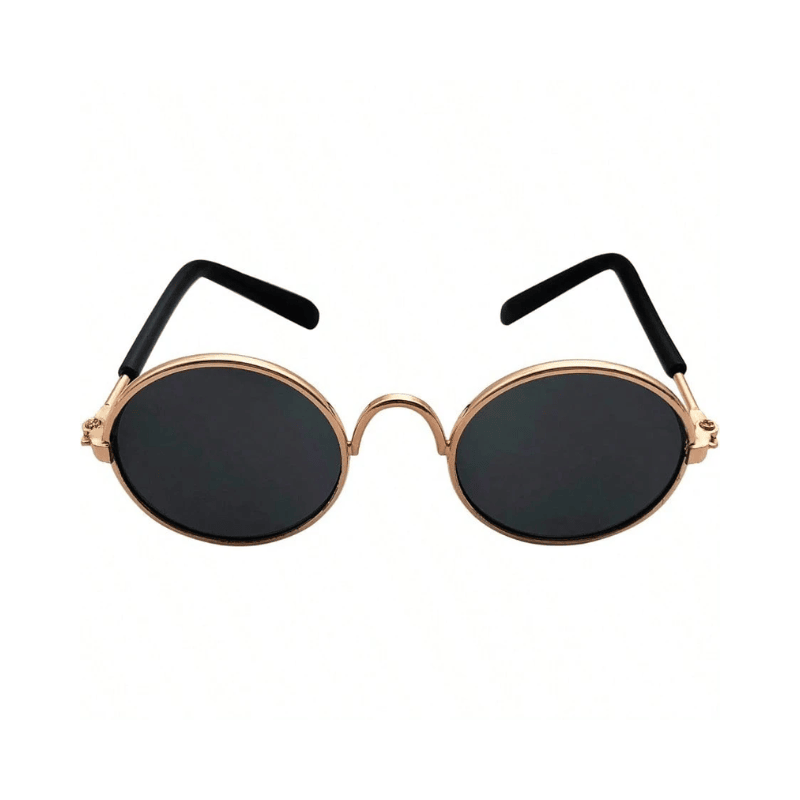 Pet Round Reflective Sunglasses – 8cm Lightweight AC Resin Lens