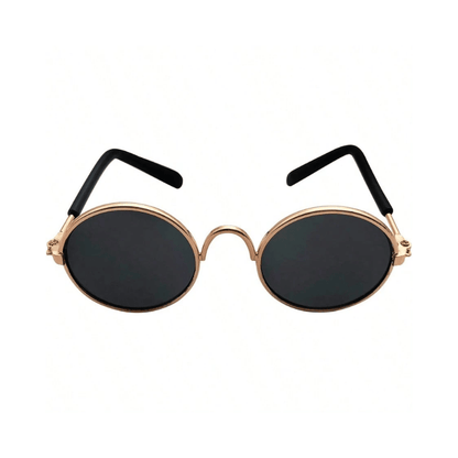 Pet Round Reflective Sunglasses – 8cm Lightweight AC Resin Lens