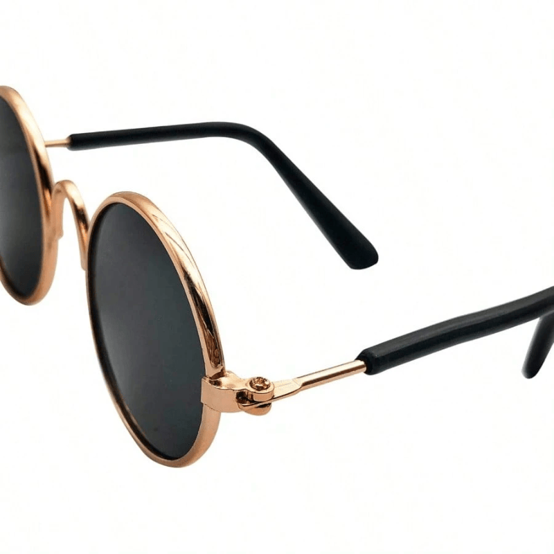 Pet Round Reflective Sunglasses – 8cm Lightweight AC Resin Lens