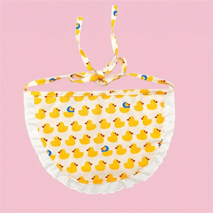 Pet Bandana Bib Scarf – Animal & Fruit Print for Dogs and Cats