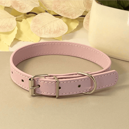 Punk Style PU Leather Dog Collar – Adjustable Multi-Color Pet Collar