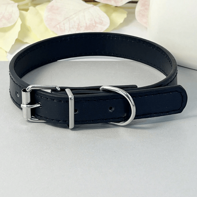 Punk Style PU Leather Dog Collar – Adjustable Multi-Color Pet Collar