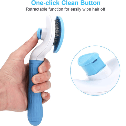 Self-Cleaning Slicker Brush for Dogs & Cats