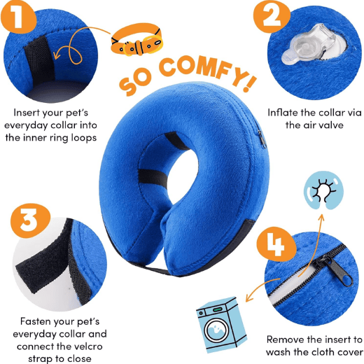 Soft Donut E-Collar Alternative for Dogs & Cats