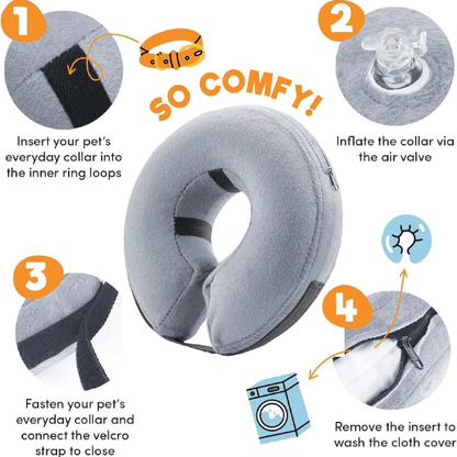 Soft Donut E-Collar Alternative for Dogs & Cats