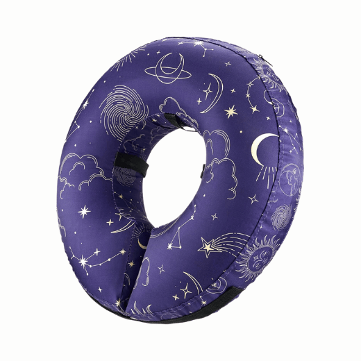 Inflatable Dog Cone Collar Alternative for Dogs & Cats - Constellation