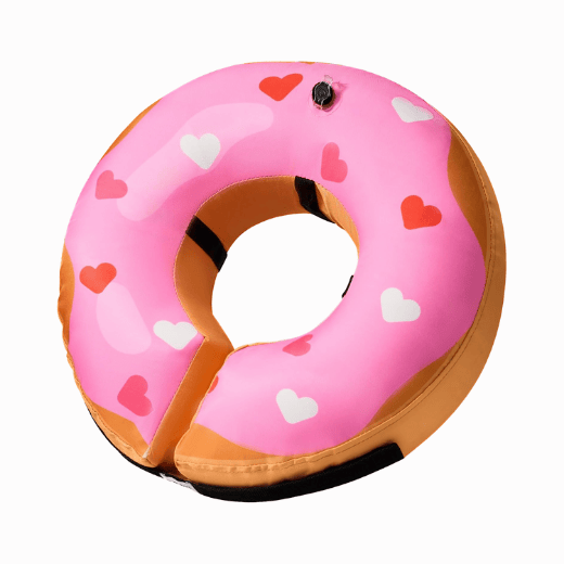 Inflatable Dog Cone Collar Alternative for Dogs & Cats - Heart Shape