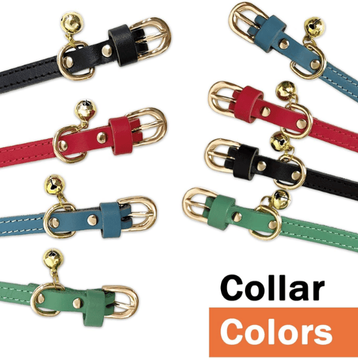 Soft Genuine Leather Dog Collar