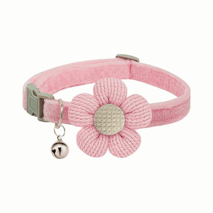 Small Dog Collar with Flower