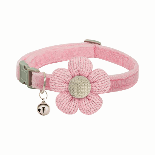 Small Dog Collar with Flower
