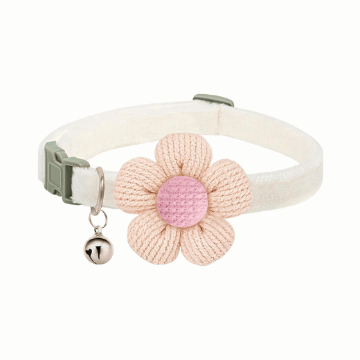 Small Dog Collar with Flower