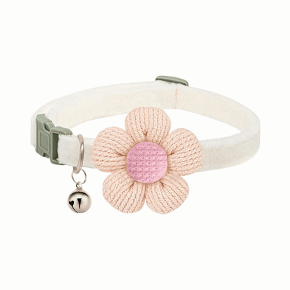 Small Dog Collar with Flower
